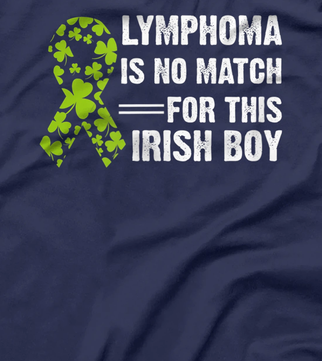 Lymphoma Awareness Ribbon St Patricks Day Four Leaf Clover T-Shirt, Kid T-Shirt and Women T-Shirt