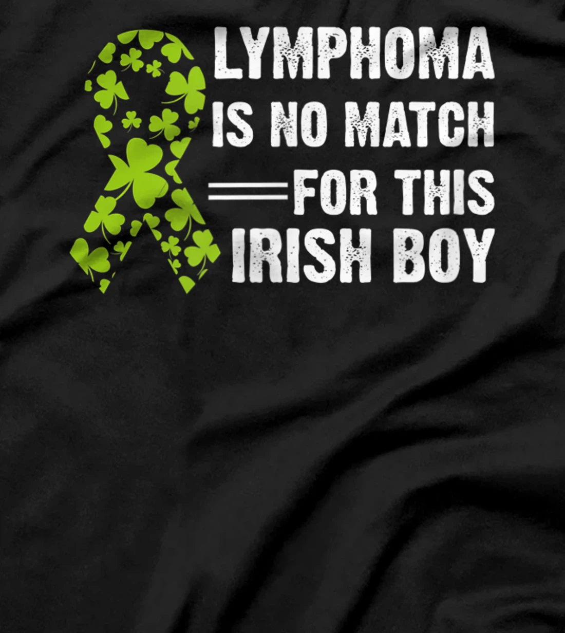 Lymphoma Awareness Ribbon St Patricks Day Four Leaf Clover T-Shirt, Kid T-Shirt and Women T-Shirt