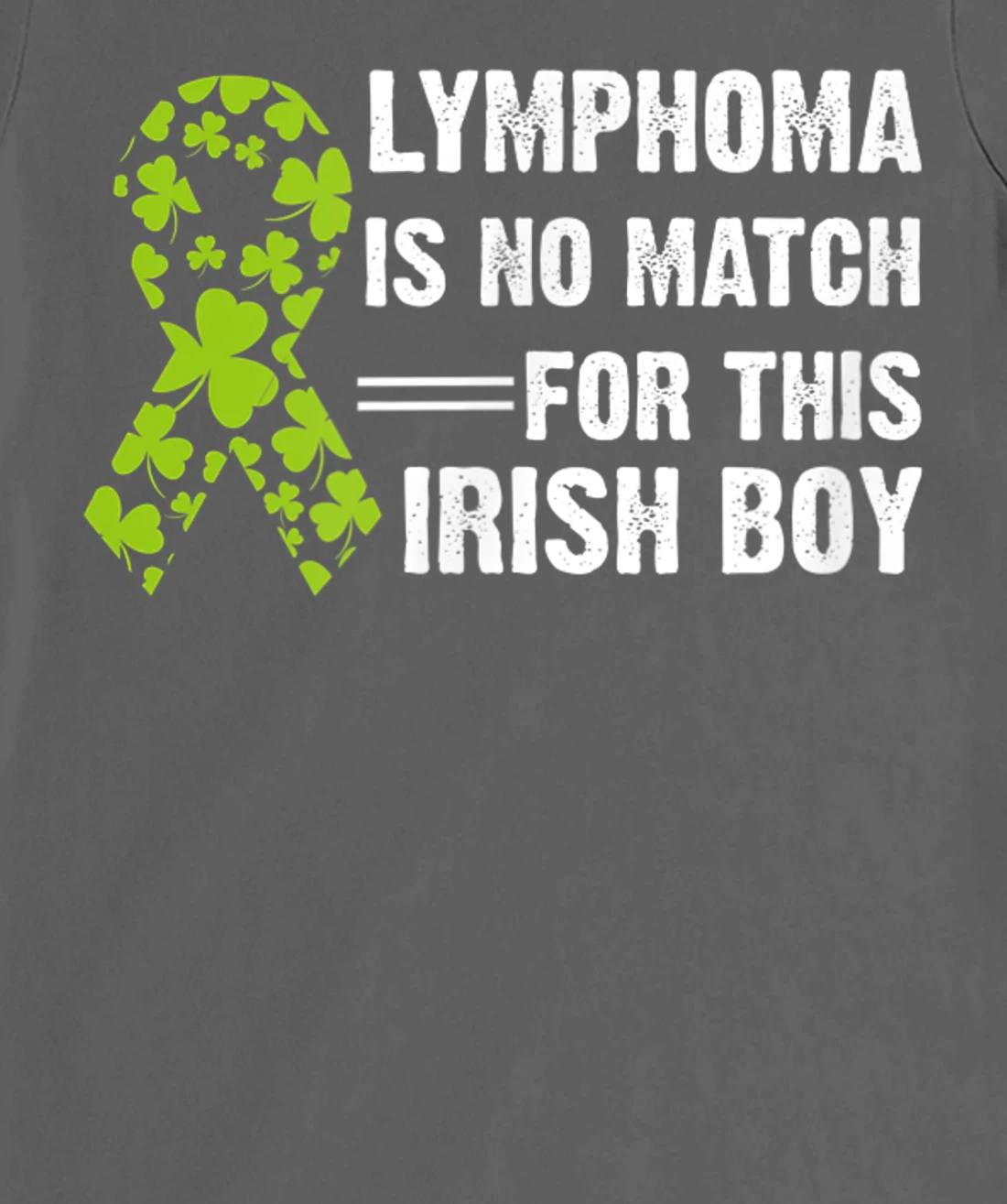 Lymphoma Awareness Ribbon St Patricks Day Four Leaf Clover T-Shirt, Kid T-Shirt and Women T-Shirt