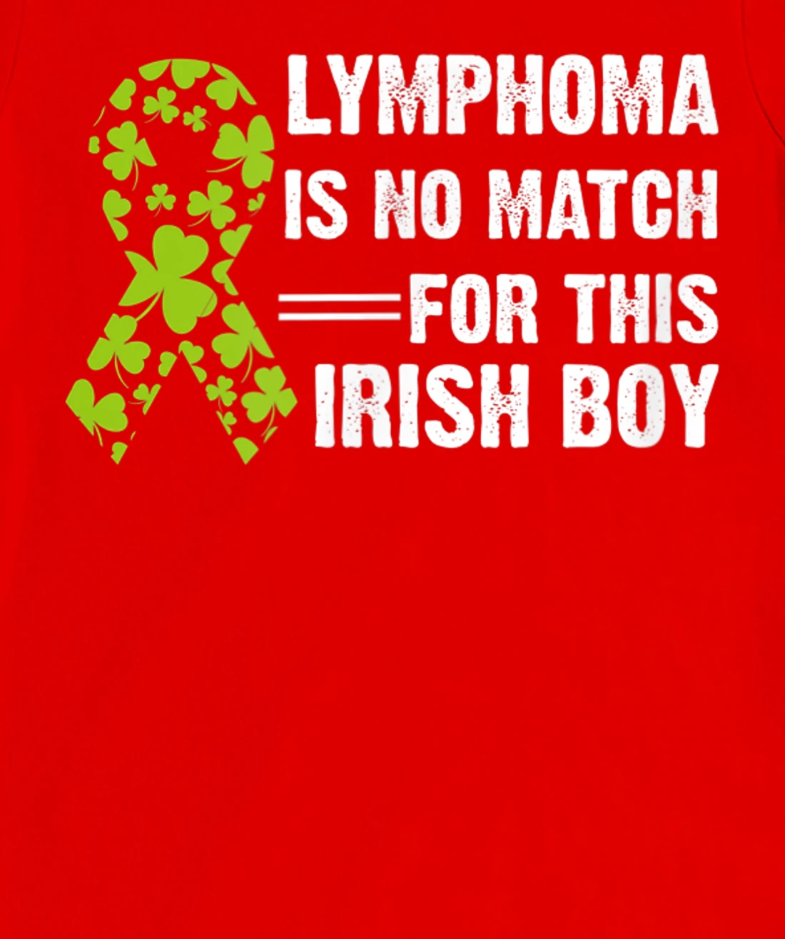 Lymphoma Awareness Ribbon St Patricks Day Four Leaf Clover T-Shirt, Kid T-Shirt and Women T-Shirt