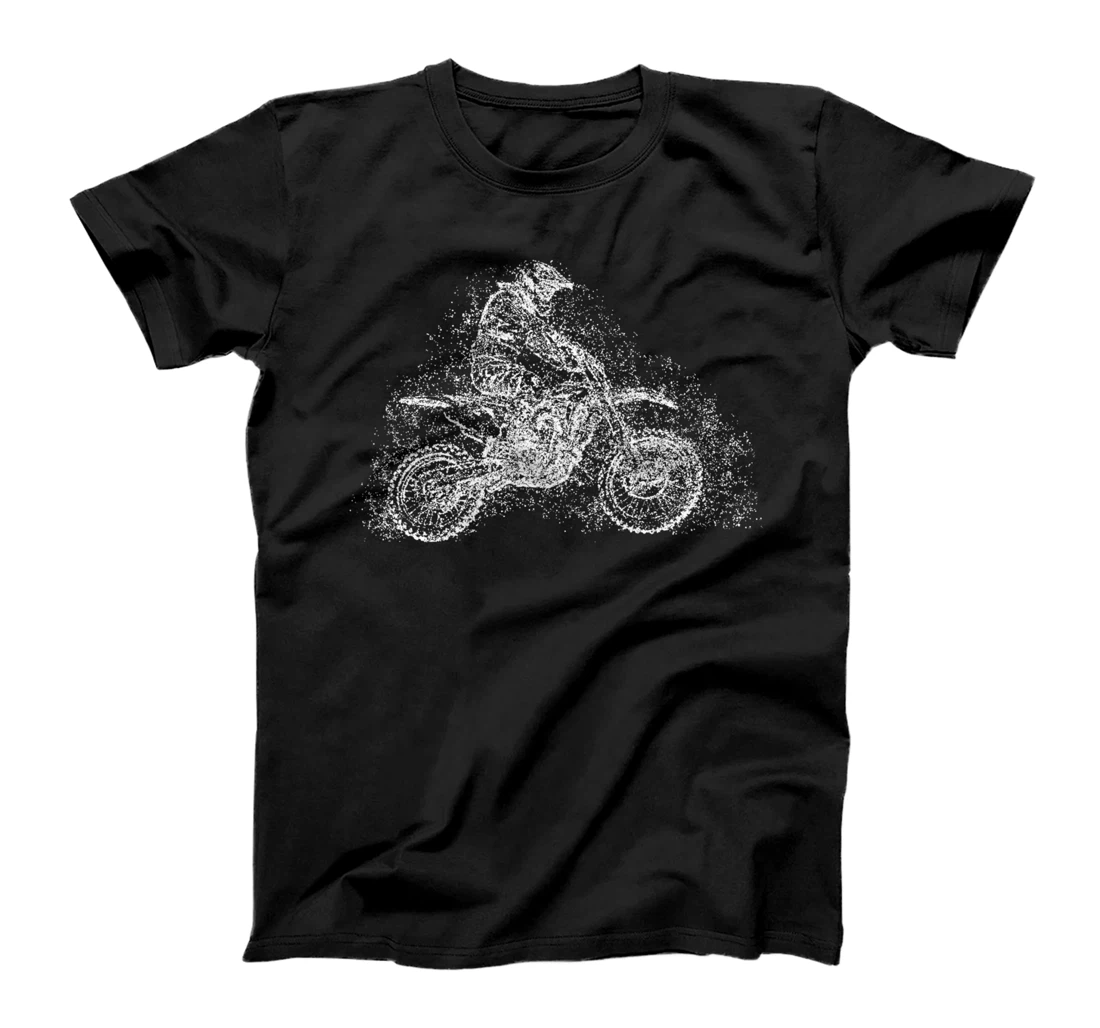 Dirt Bike Rider Dots Motocross Braap Enduro Biker T-Shirt