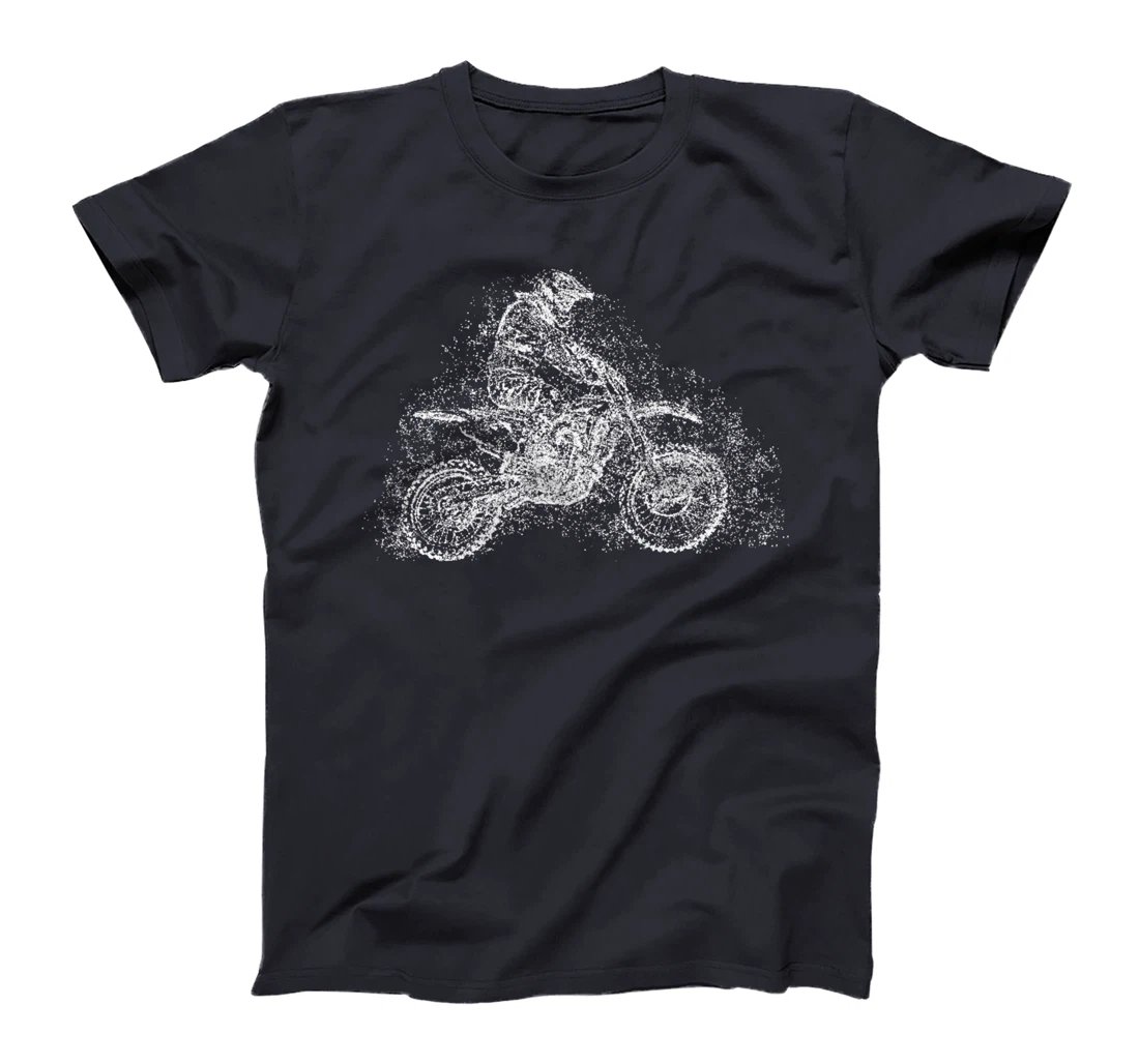 Dirt Bike Rider Dots Motocross Braap Enduro Biker T-Shirt