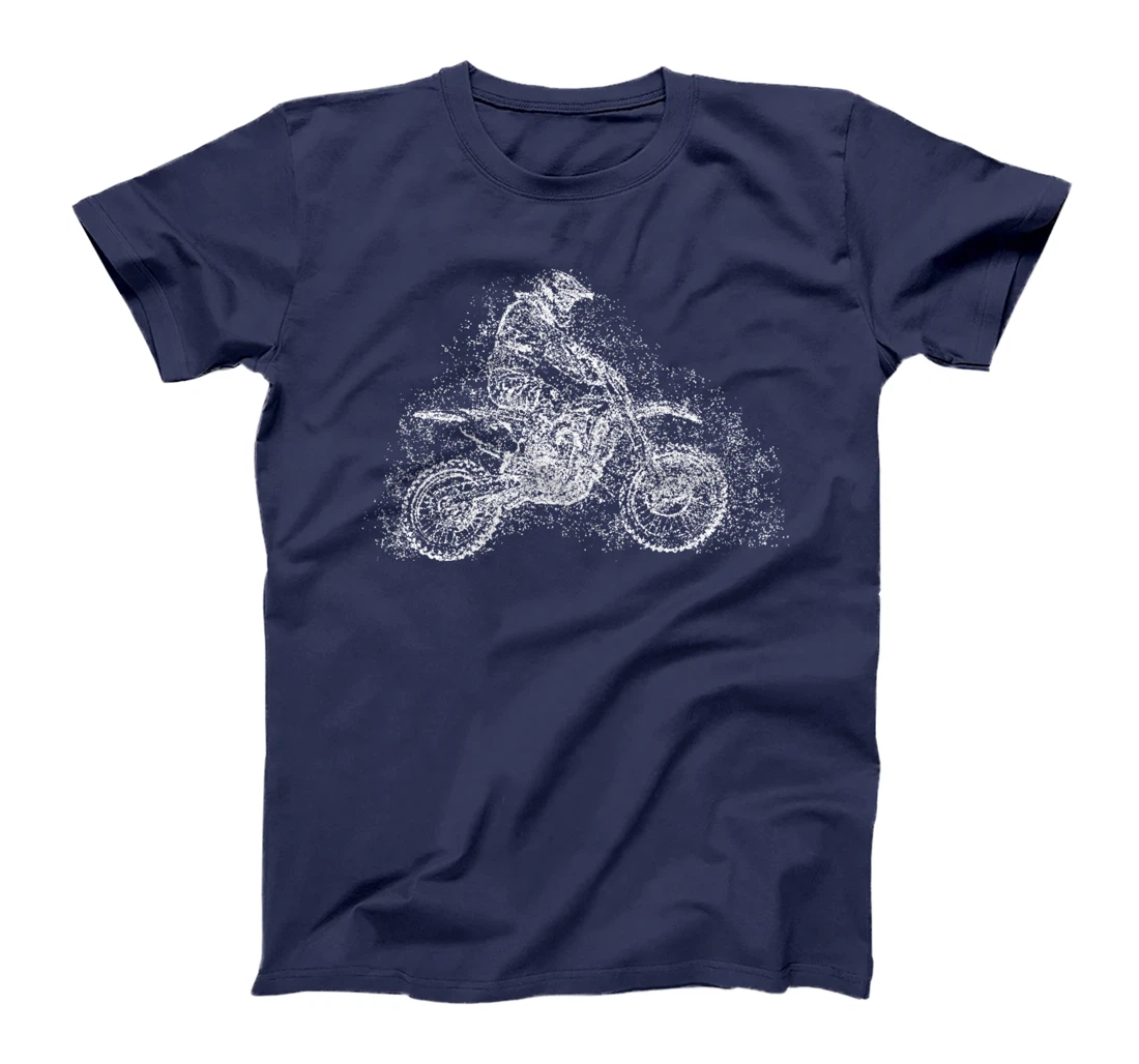 Dirt Bike Rider Dots Motocross Braap Enduro Biker T-Shirt