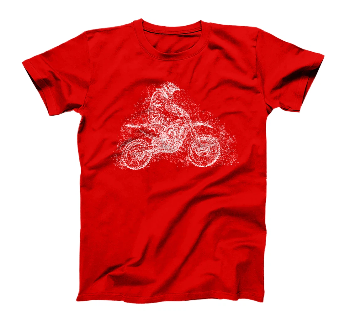 Dirt Bike Rider Dots Motocross Braap Enduro Biker T-Shirt