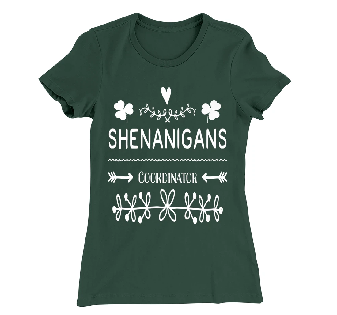 Shenanigans Coordinator Teacher Meme St Patrick's Day T-Shirt, Women T-Shirt