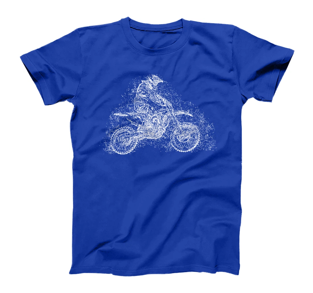 Dirt Bike Rider Dots Motocross Braap Enduro Biker T-Shirt