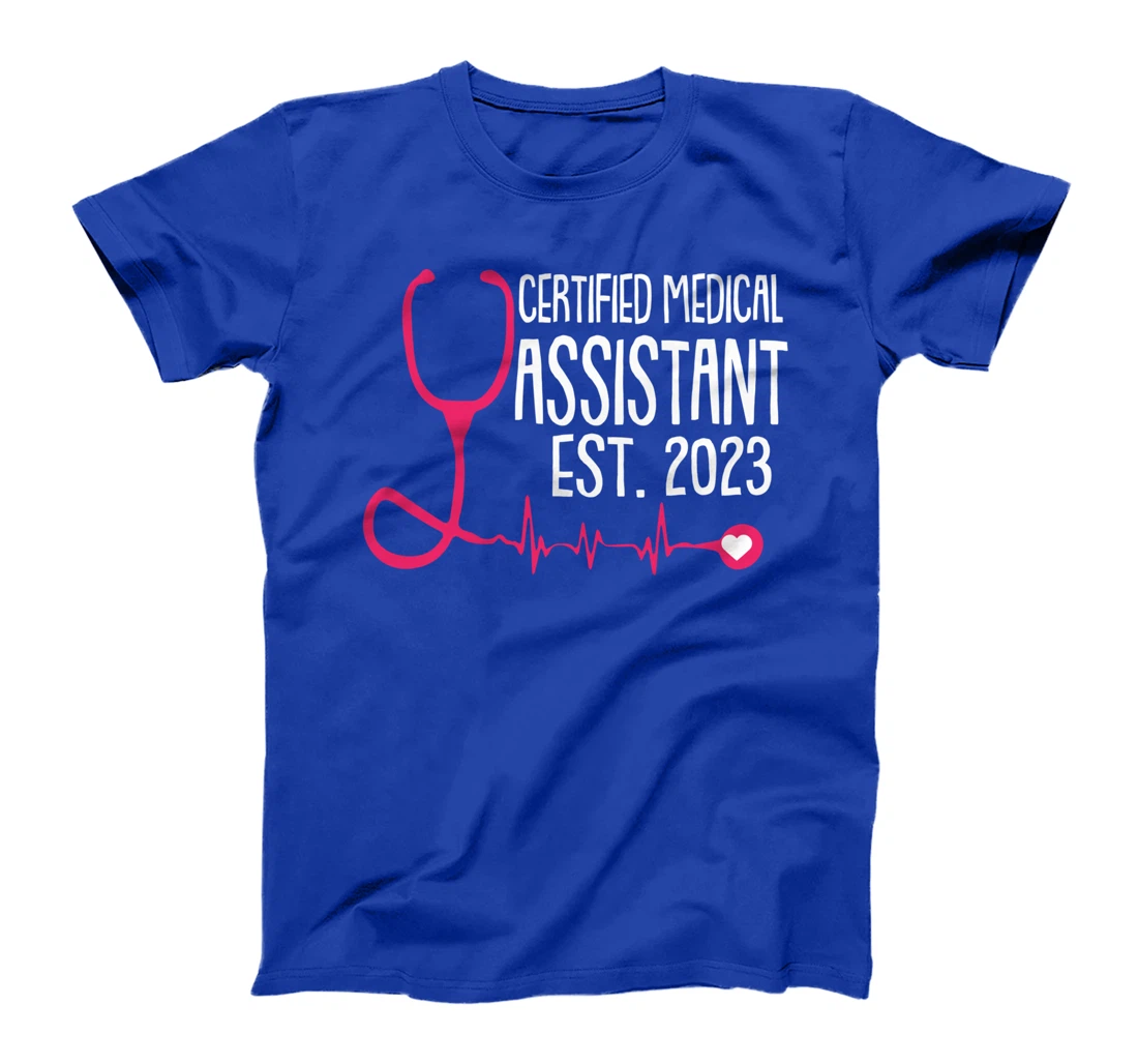 Certified Medical Assistant Est 2023 Graduation Graduate CMA T-Shirt