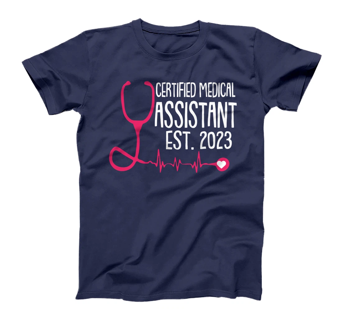 Certified Medical Assistant Est 2023 Graduation Graduate CMA T-Shirt
