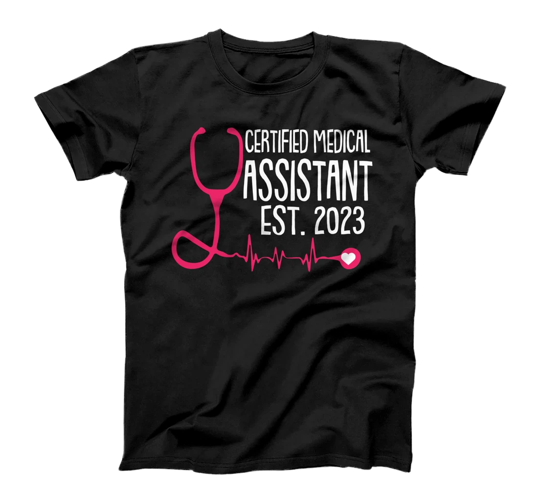 Certified Medical Assistant Est 2023 Graduation Graduate CMA T-Shirt