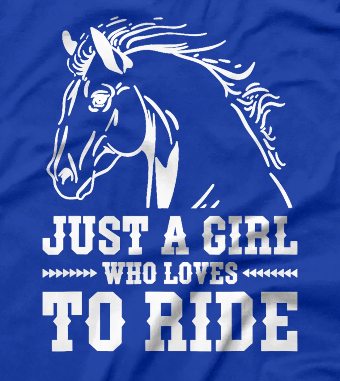 Just A Girl Who Loves To Ride, Horse Riding Women T-Shirt