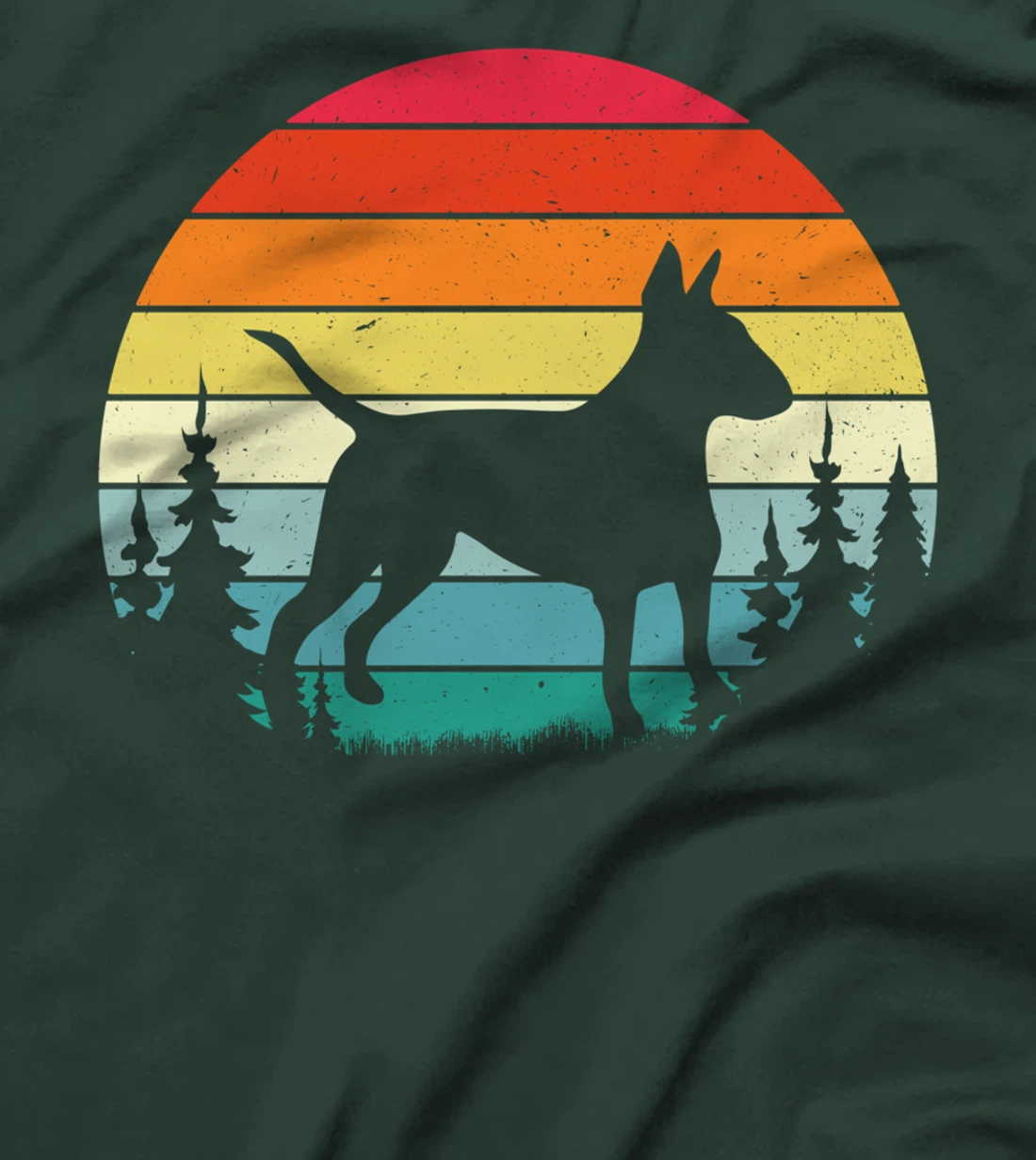 Retro Vintage Bull Terrier Dog Lover Gift Men Women T-Shirt