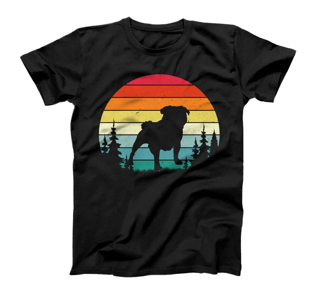 Retro Vintage Bulldog Dog Lover Gift Men Women T-Shirt