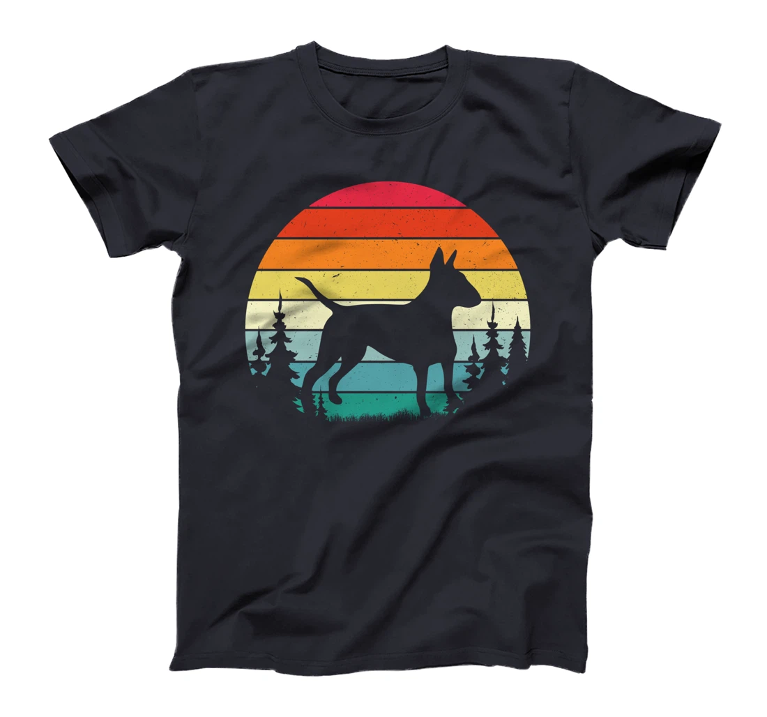 Retro Vintage Bull Terrier Dog Lover Gift Men Women T-Shirt