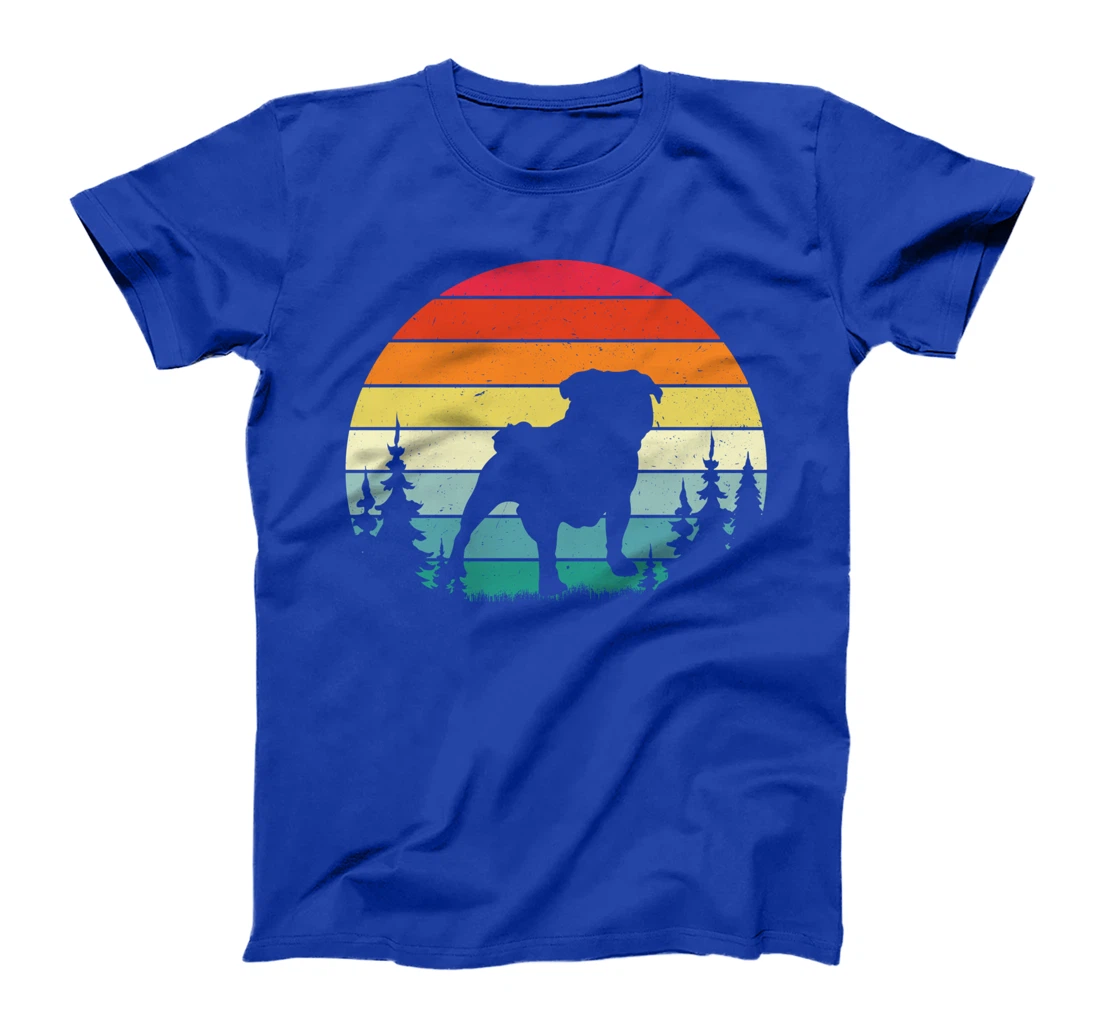 Retro Vintage Bulldog Dog Lover Gift Men Women T-Shirt