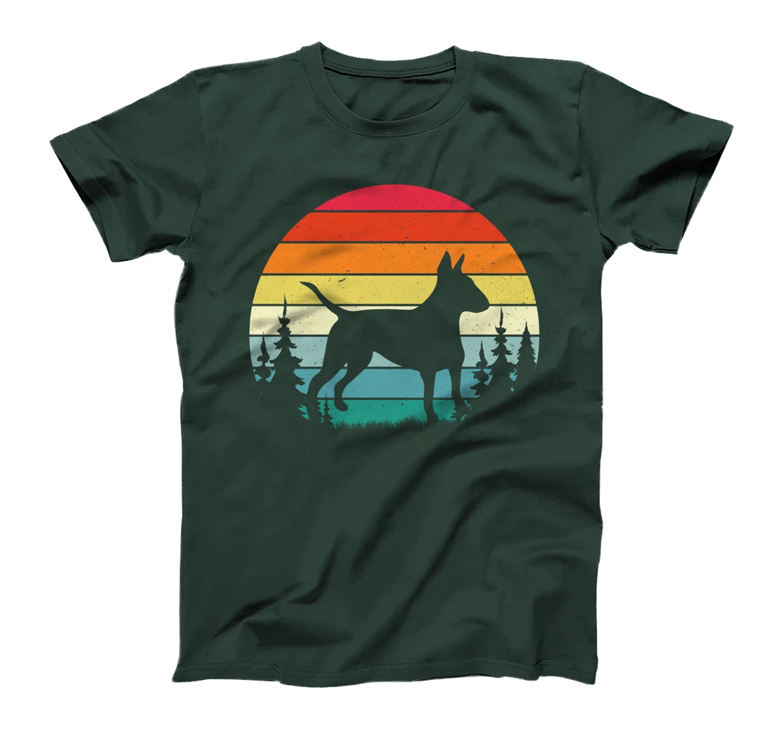 Retro Vintage Bull Terrier Dog Lover Gift Men Women T-Shirt