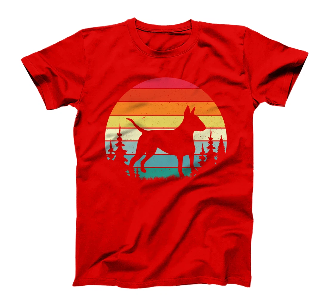Retro Vintage Bull Terrier Dog Lover Gift Men Women T-Shirt