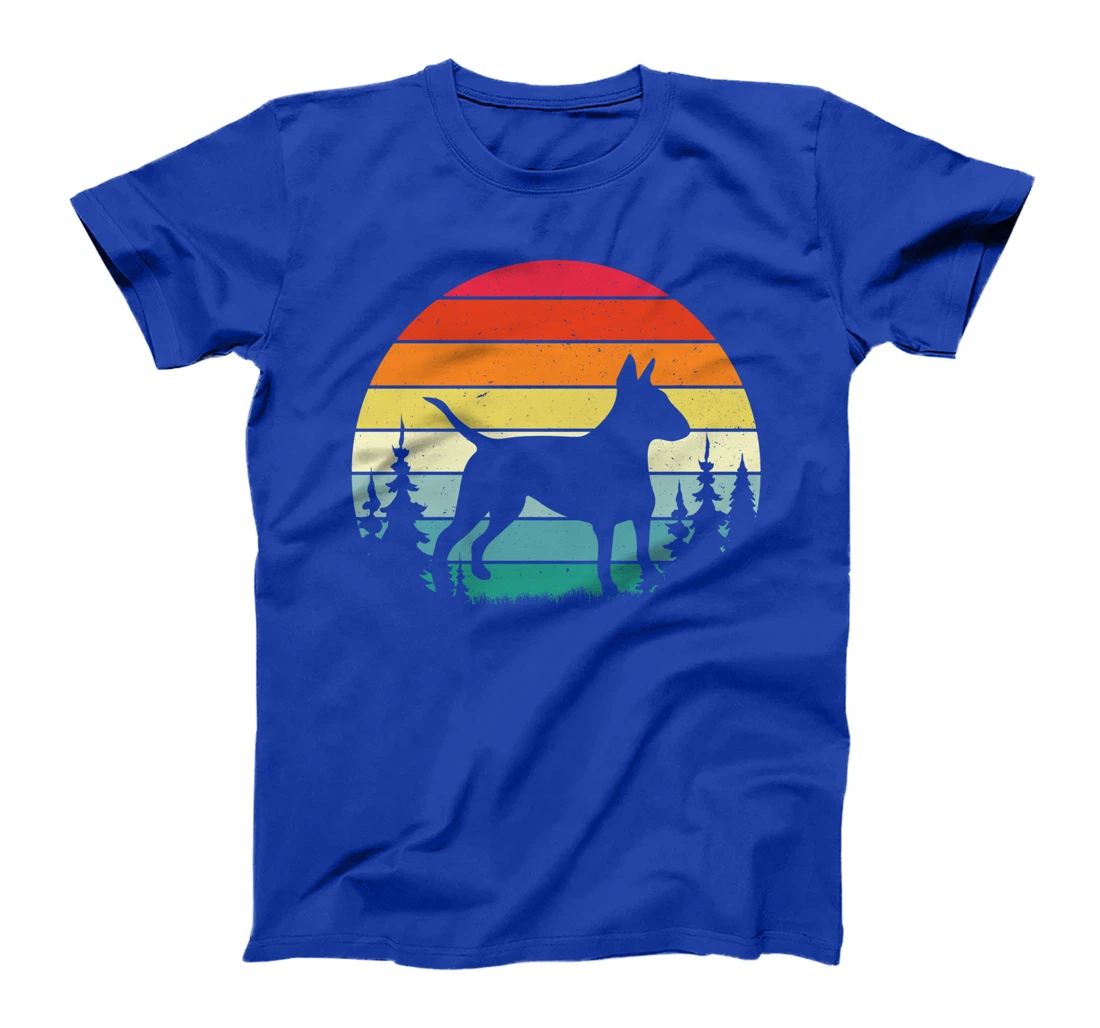 Retro Vintage Bull Terrier Dog Lover Gift Men Women T-Shirt