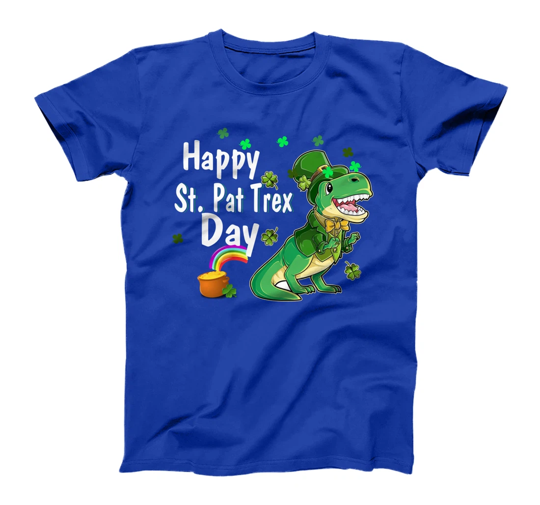 Happy St Pat Trex Day Dino Patricks Day Lucky Toddler Boys T-Shirt