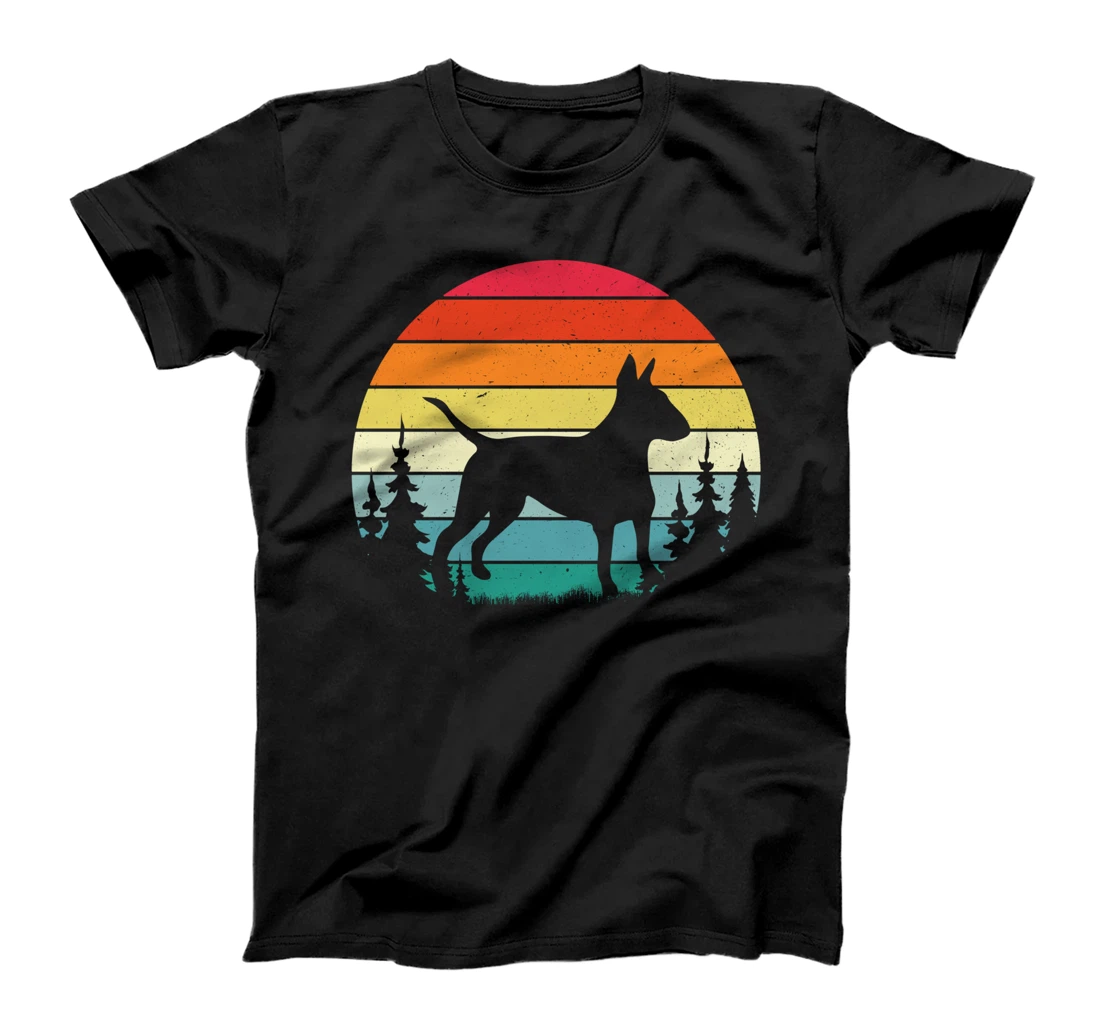 Retro Vintage Bull Terrier Dog Lover Gift Men Women T-Shirt