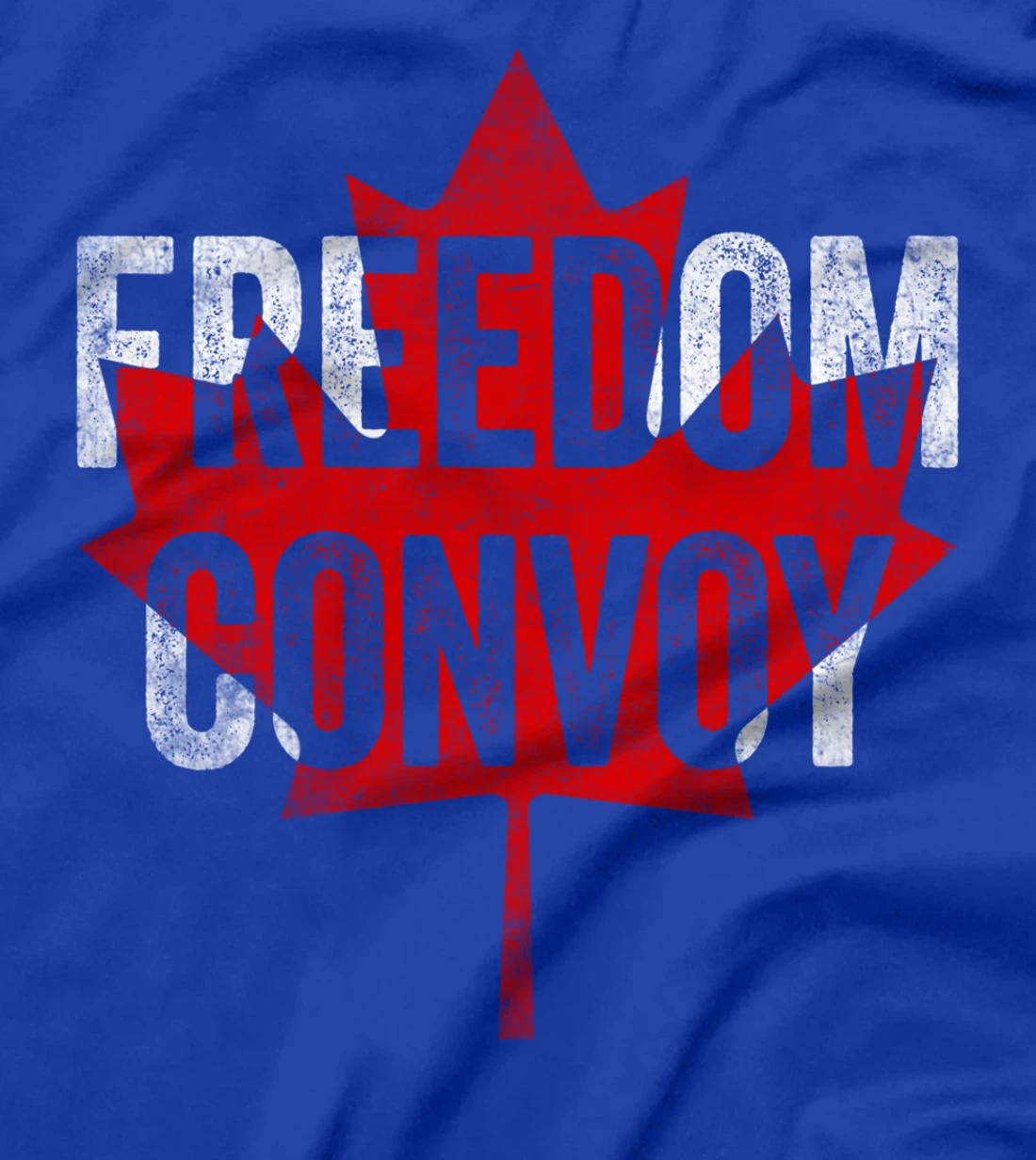 FREEDOM CONVOY 2022 CANADIAN TRUCKER TEES MAPLE LEAF VINTAGE T-Shirt