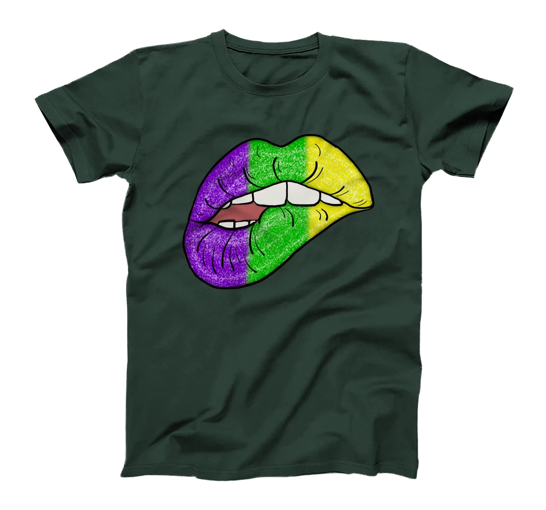 Lips Kiss Mardi Gras Carnival Costume a Mardi Gras Lips T-Shirt