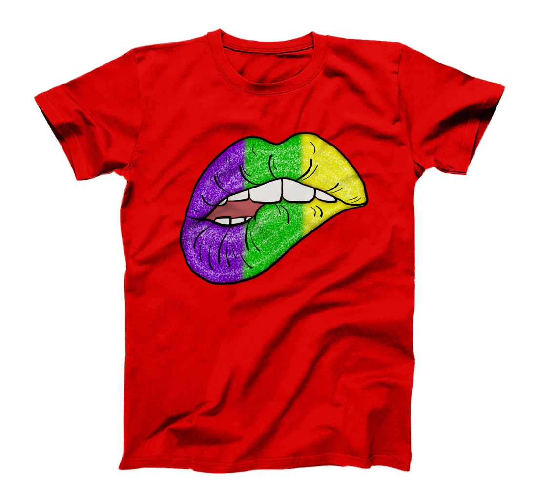 Lips Kiss Mardi Gras Carnival Costume a Mardi Gras Lips T-Shirt