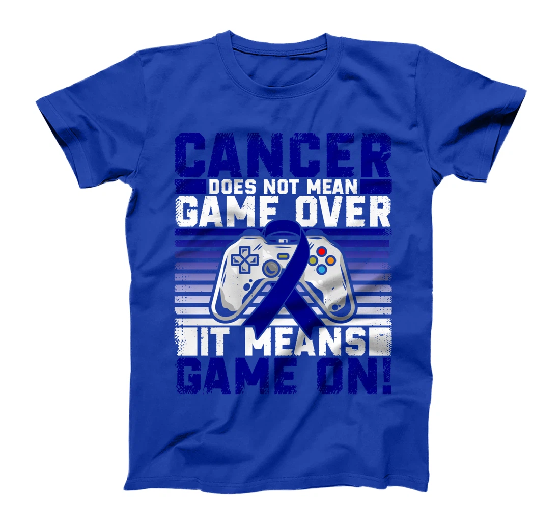 Colon Cancer Awareness Warrior Survivor Game On T-Shirt