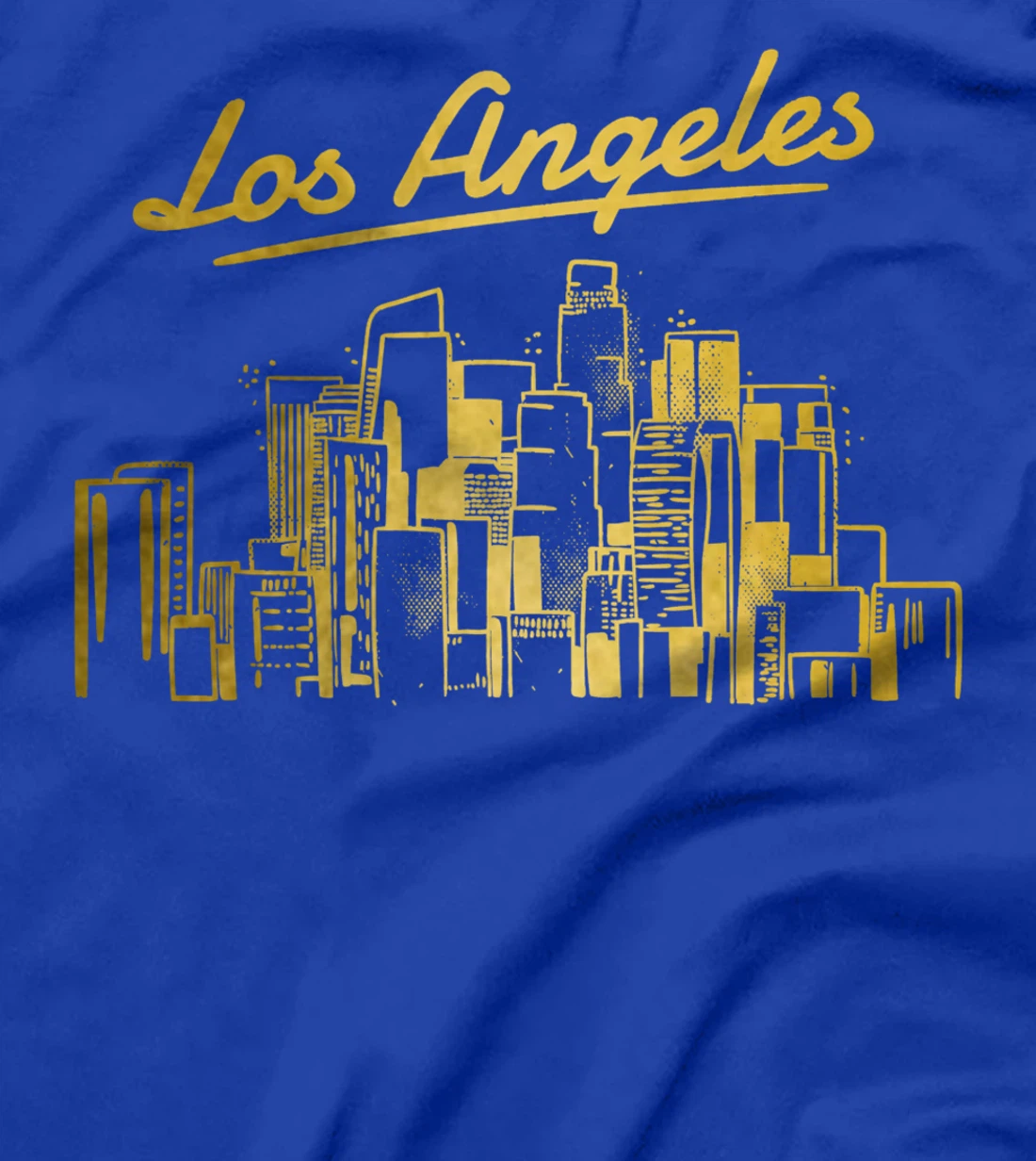 Los Angeles Skyline LA Vintage California T-Shirt