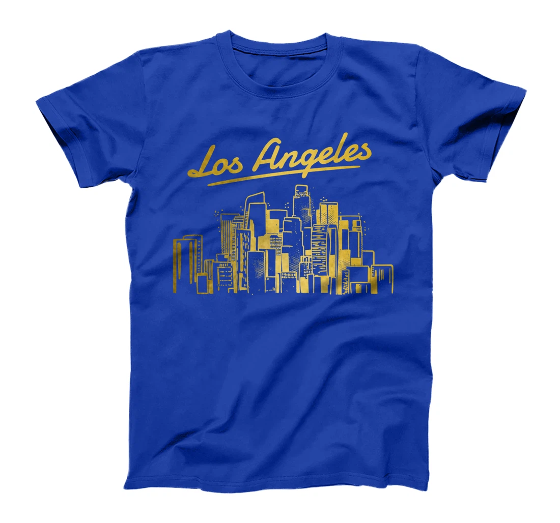 Los Angeles Skyline LA Vintage California T-Shirt