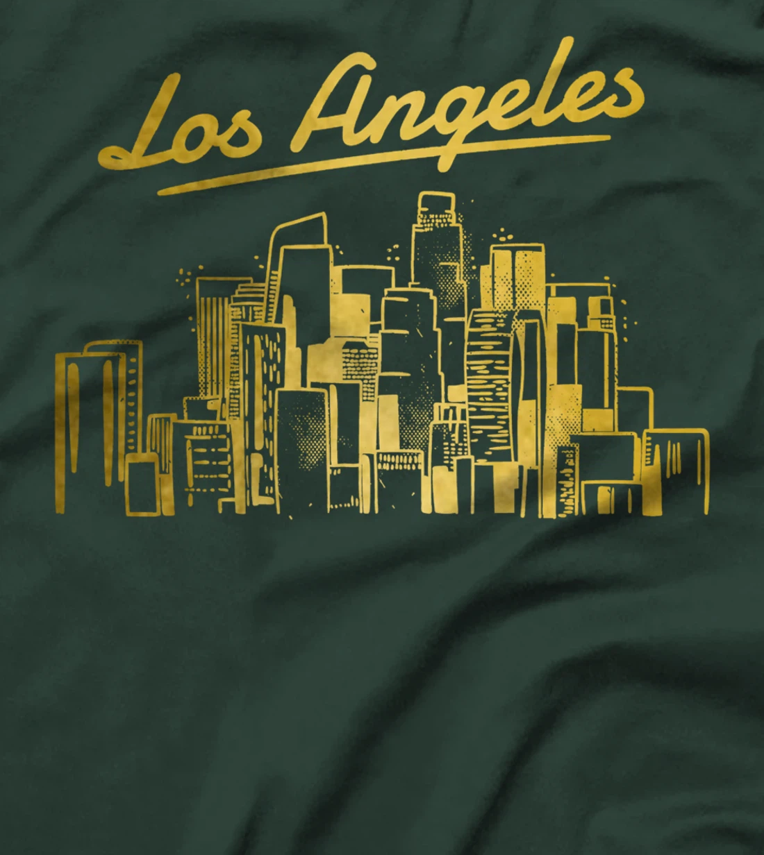 Los Angeles Skyline LA Vintage California T-Shirt