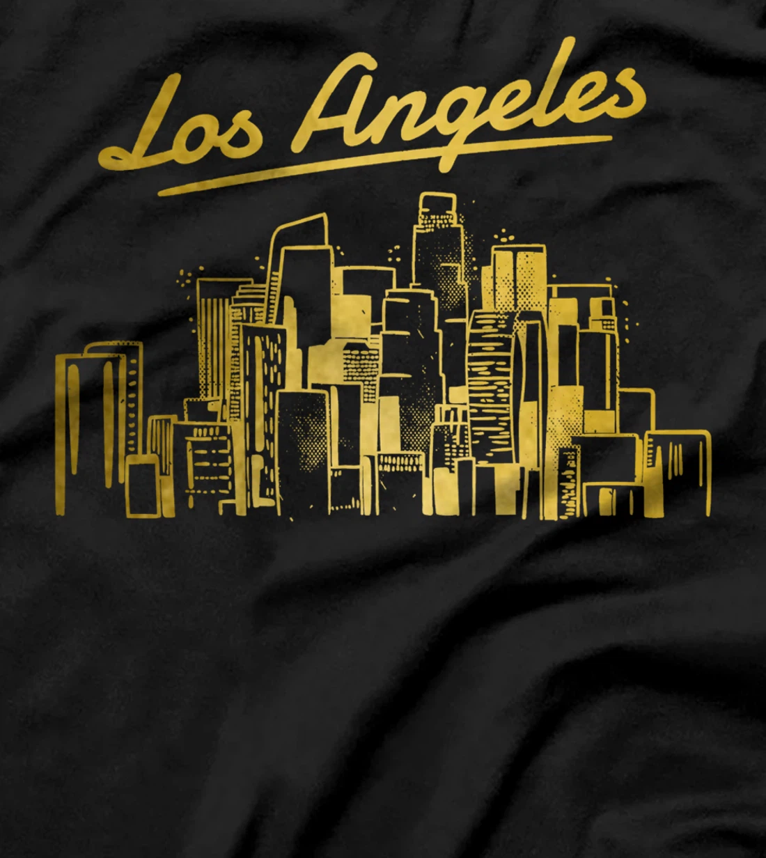 Los Angeles Skyline LA Vintage California T-Shirt