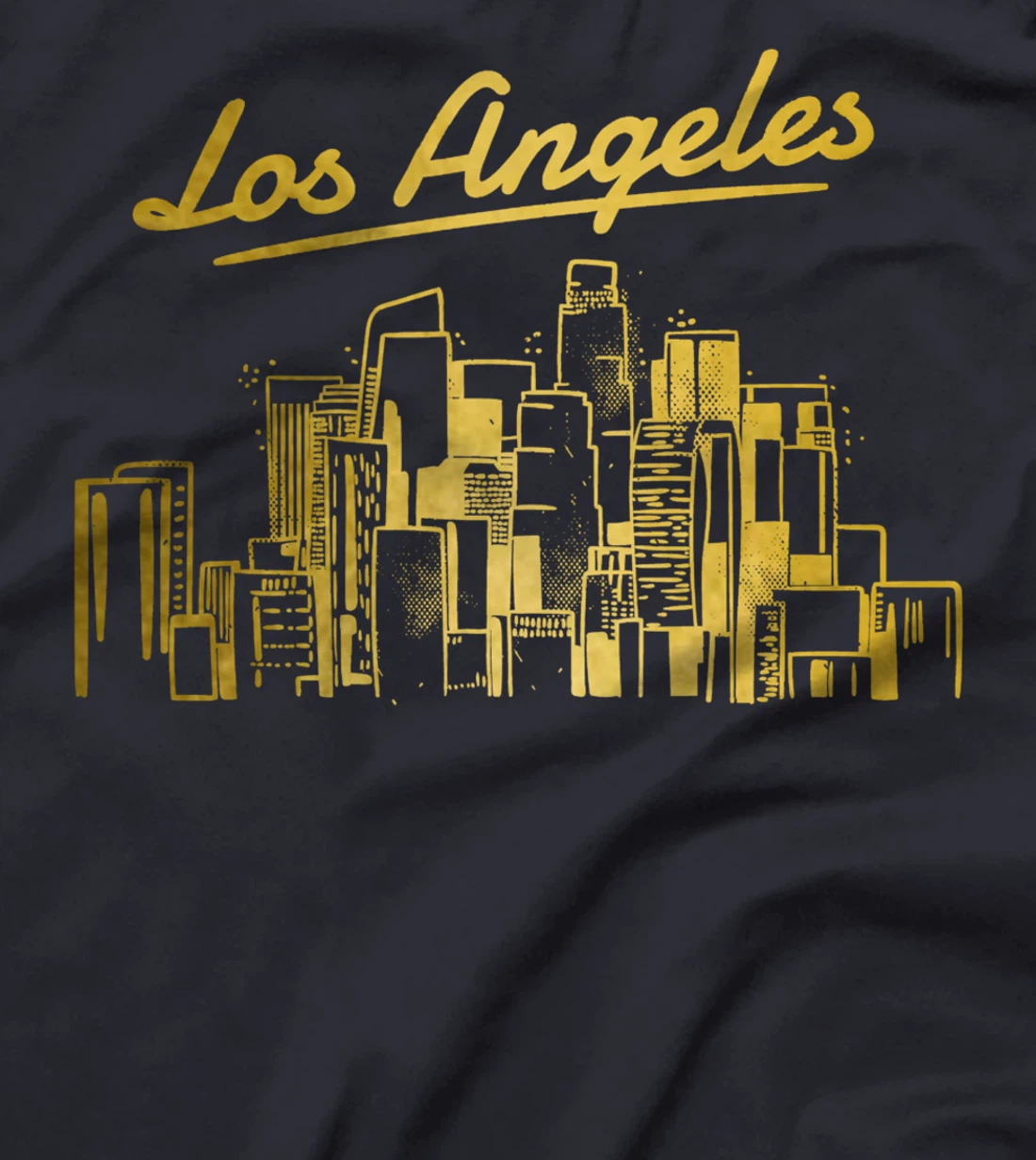Los Angeles Skyline LA Vintage California T-Shirt