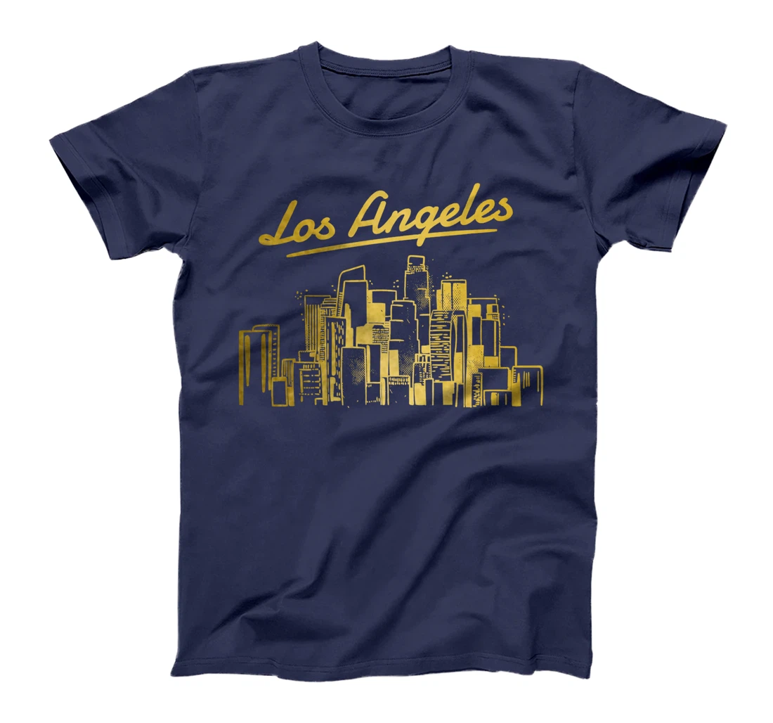 Los Angeles Skyline LA Vintage California T-Shirt