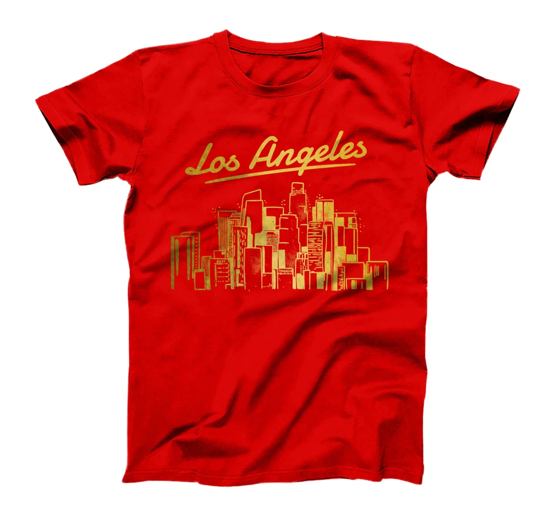 Los Angeles Skyline LA Vintage California T-Shirt
