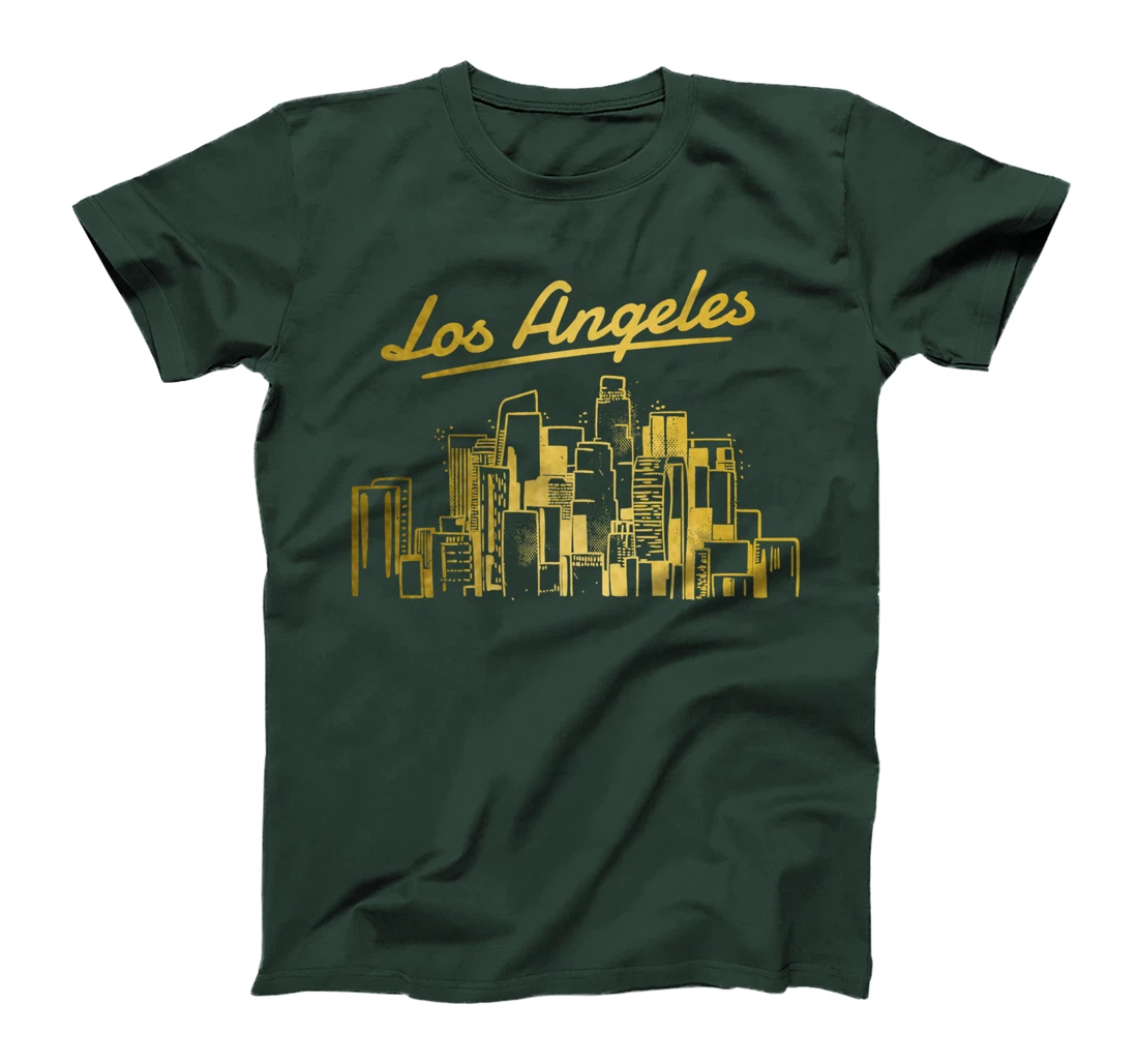 Los Angeles Skyline LA Vintage California T-Shirt