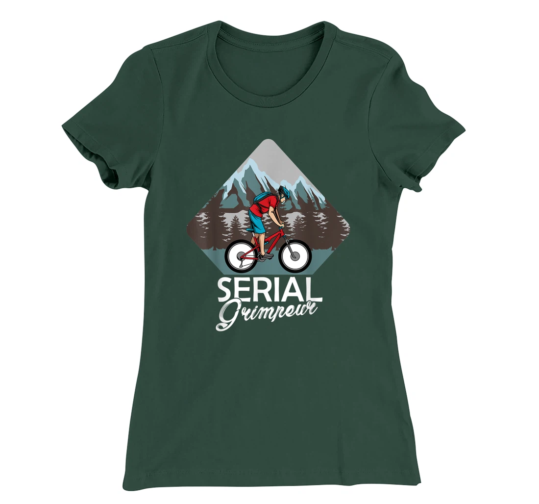 Serial Grimpeur - Mountain Biking T-Shirt, Kid T-Shirt and Women T-Shirt