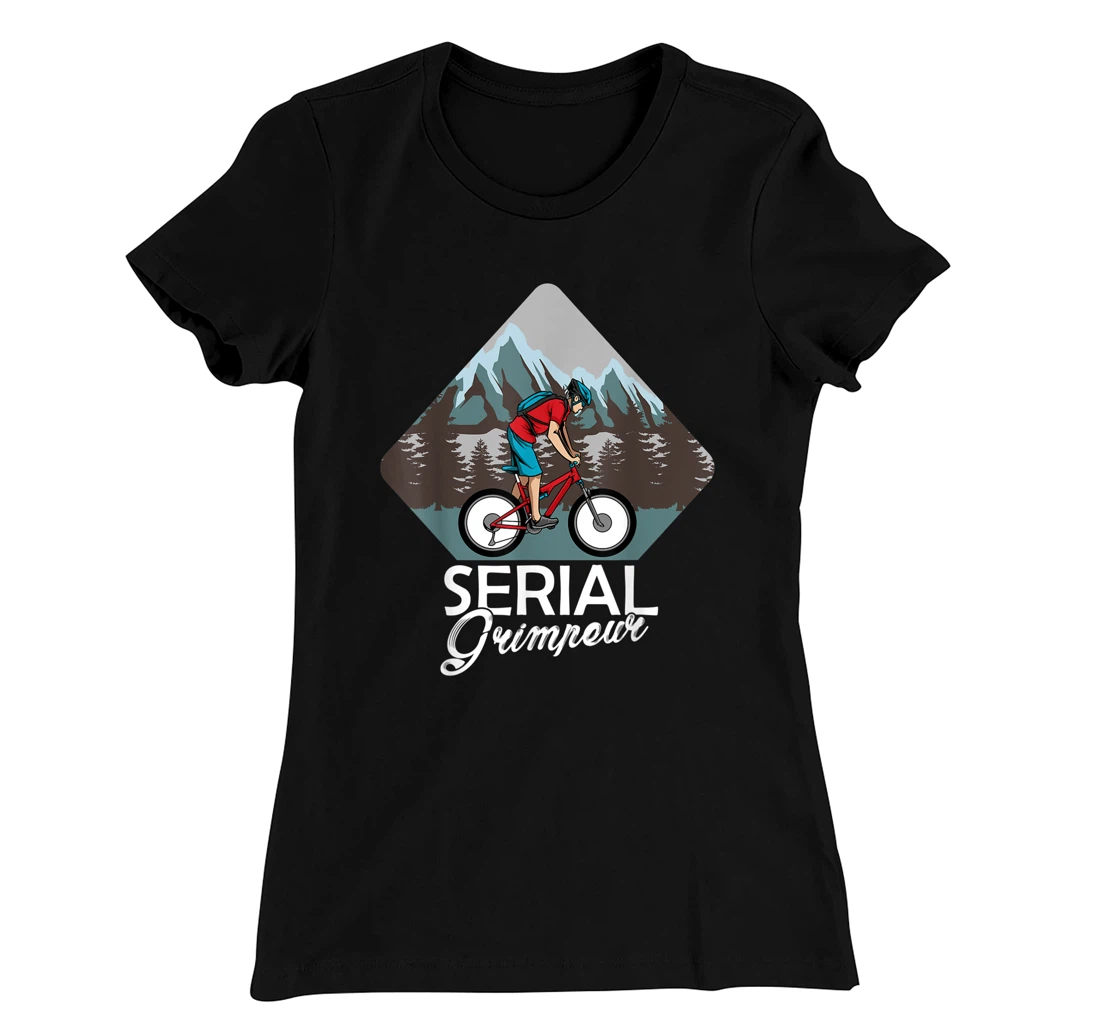Serial Grimpeur - Mountain Biking T-Shirt, Kid T-Shirt and Women T-Shirt