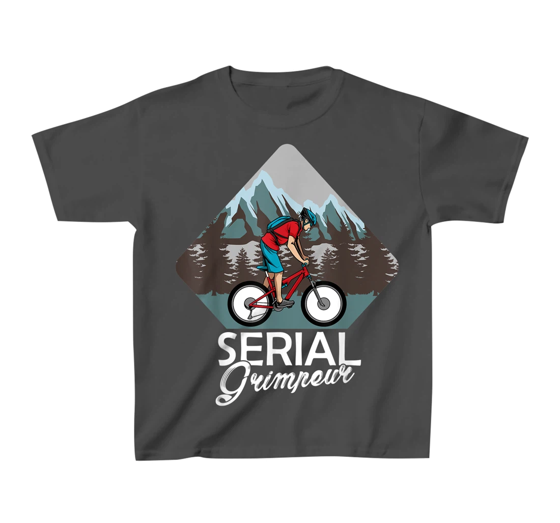 Serial Grimpeur - Mountain Biking T-Shirt, Kid T-Shirt and Women T-Shirt
