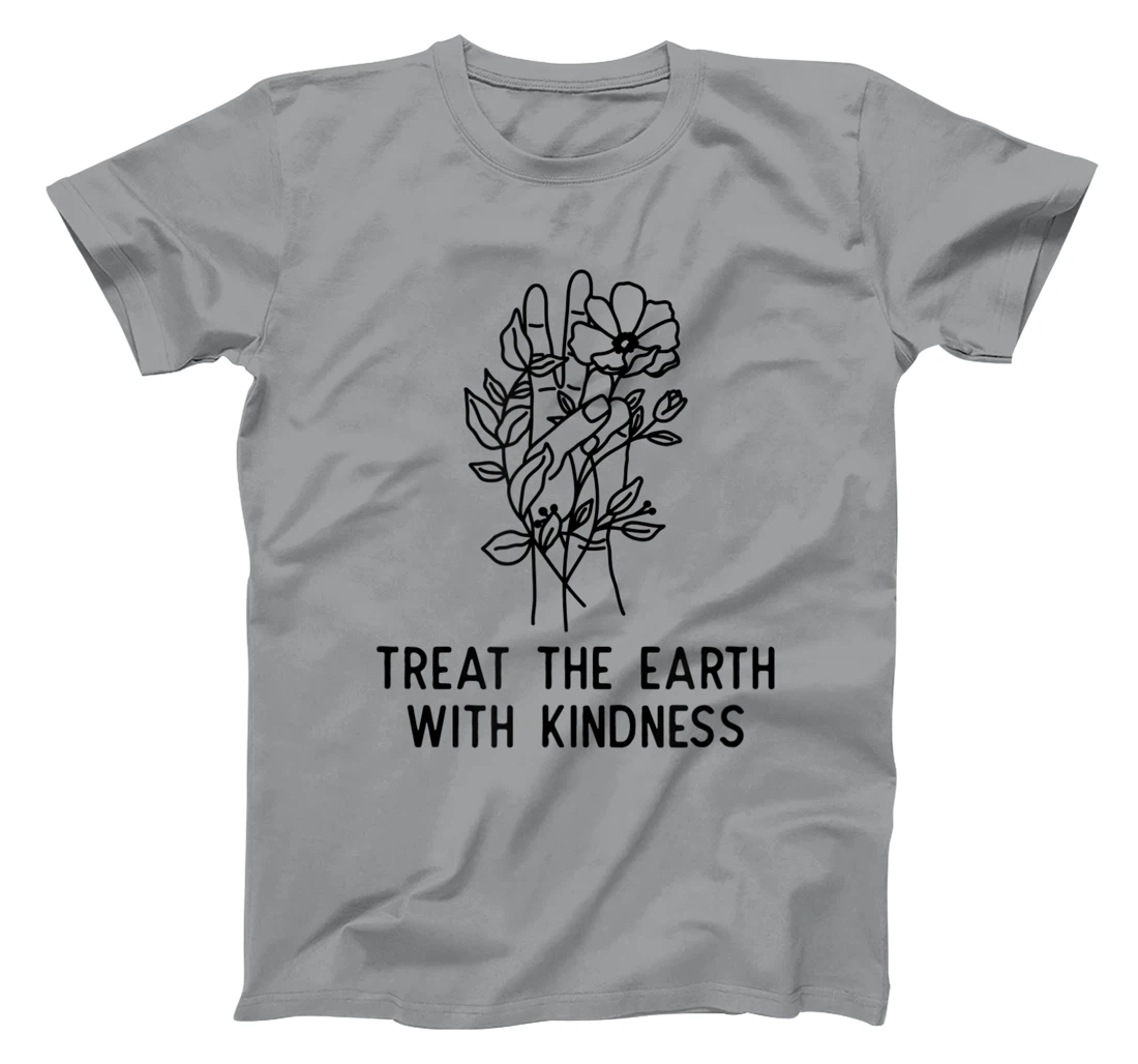 Cute Earth Day Floral Peace Treat The Earth With Kindness T-Shirt, Kid T-Shirt and Women T-Shirt