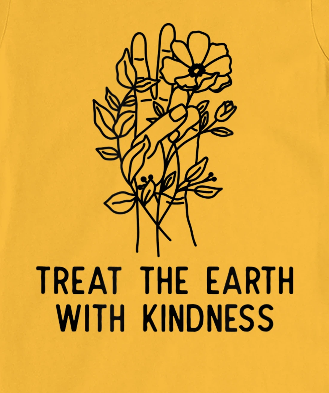 Cute Earth Day Floral Peace Treat The Earth With Kindness T-Shirt, Kid T-Shirt and Women T-Shirt