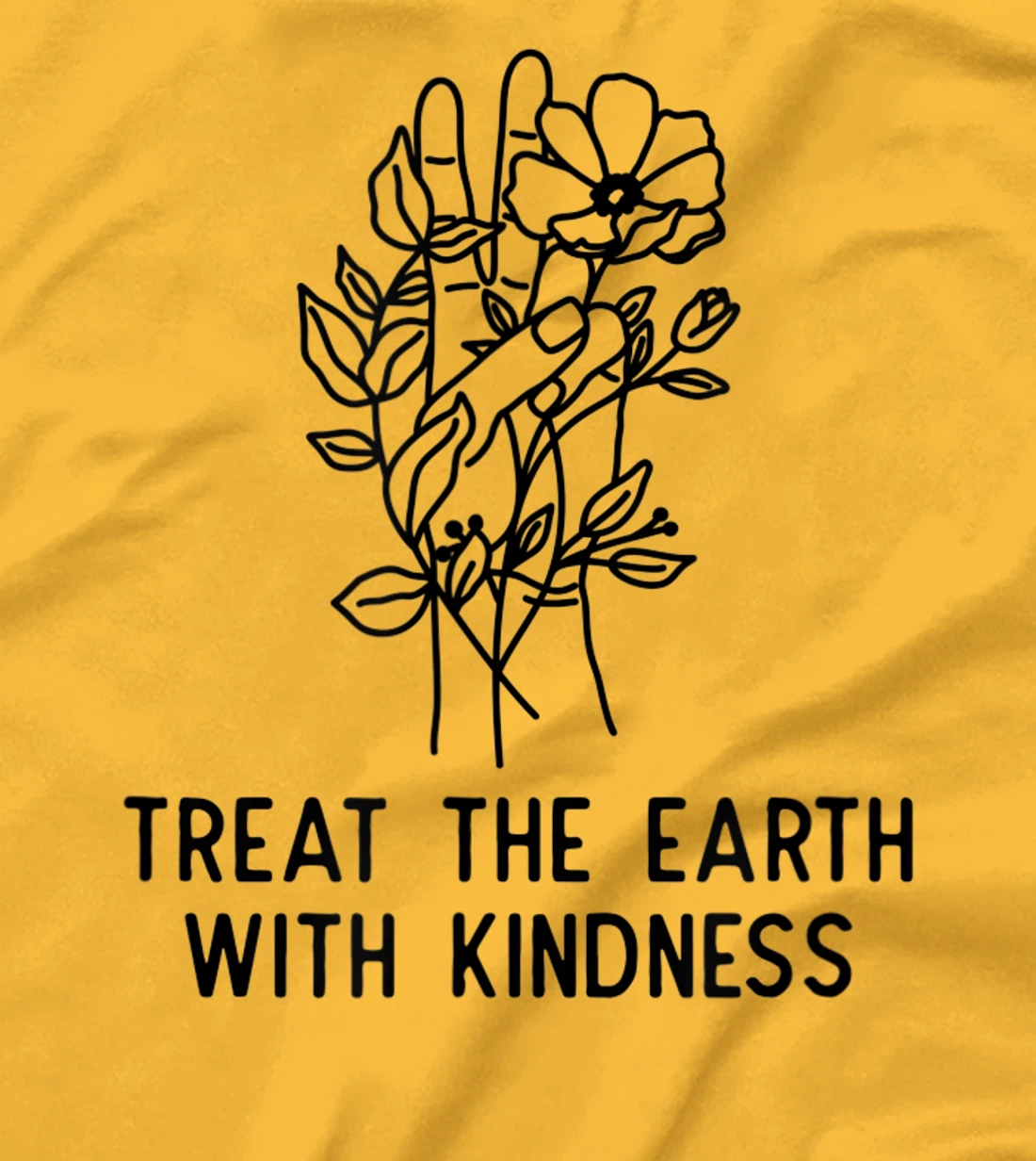 Cute Earth Day Floral Peace Treat The Earth With Kindness T-Shirt, Kid T-Shirt and Women T-Shirt