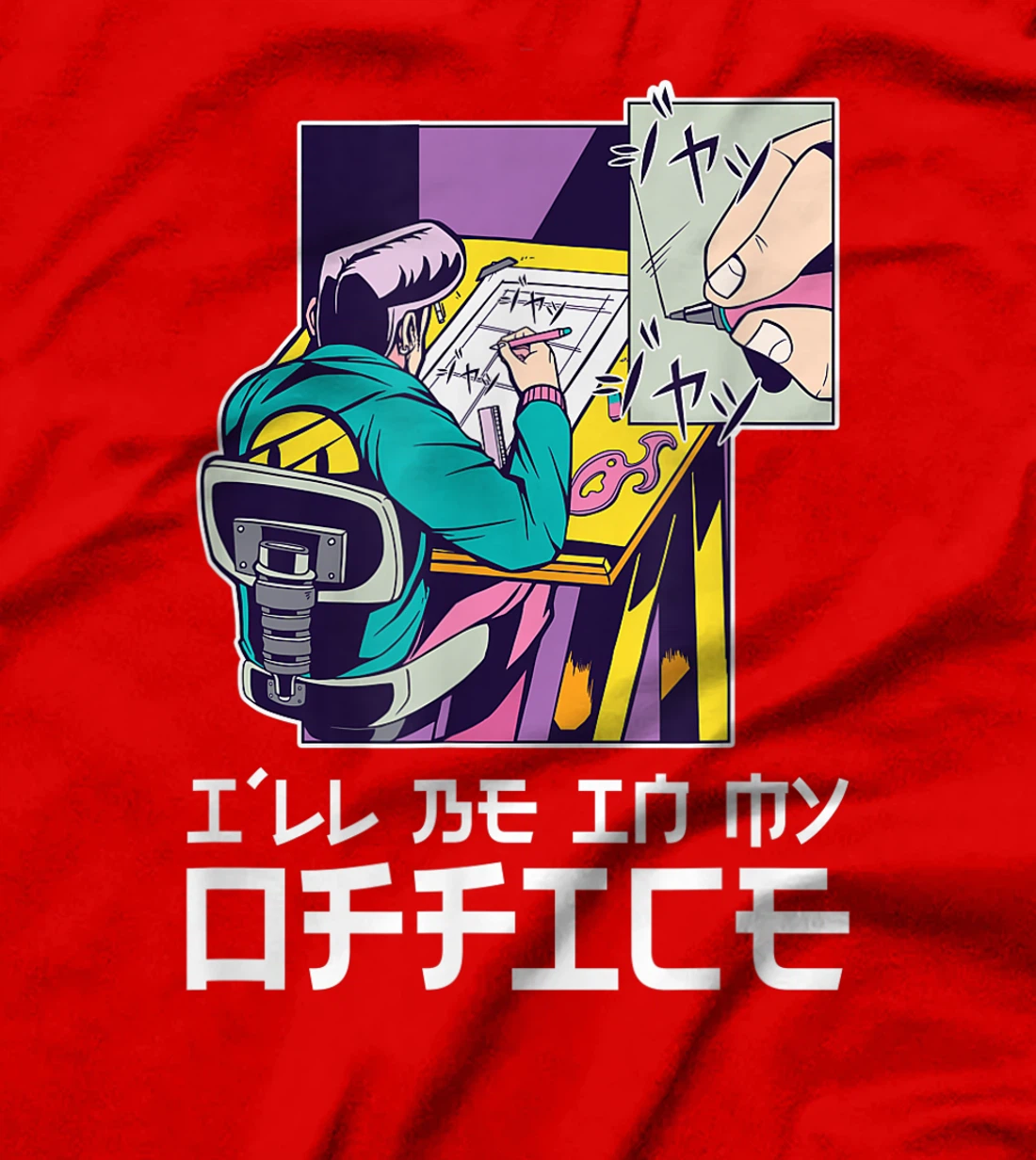 I'll be in my office aesthetic anime drawer T-Shirt, Kid T-Shirt and Women T-Shirt