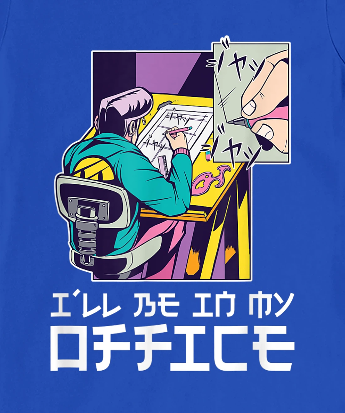 I'll be in my office aesthetic anime drawer T-Shirt, Kid T-Shirt and Women T-Shirt