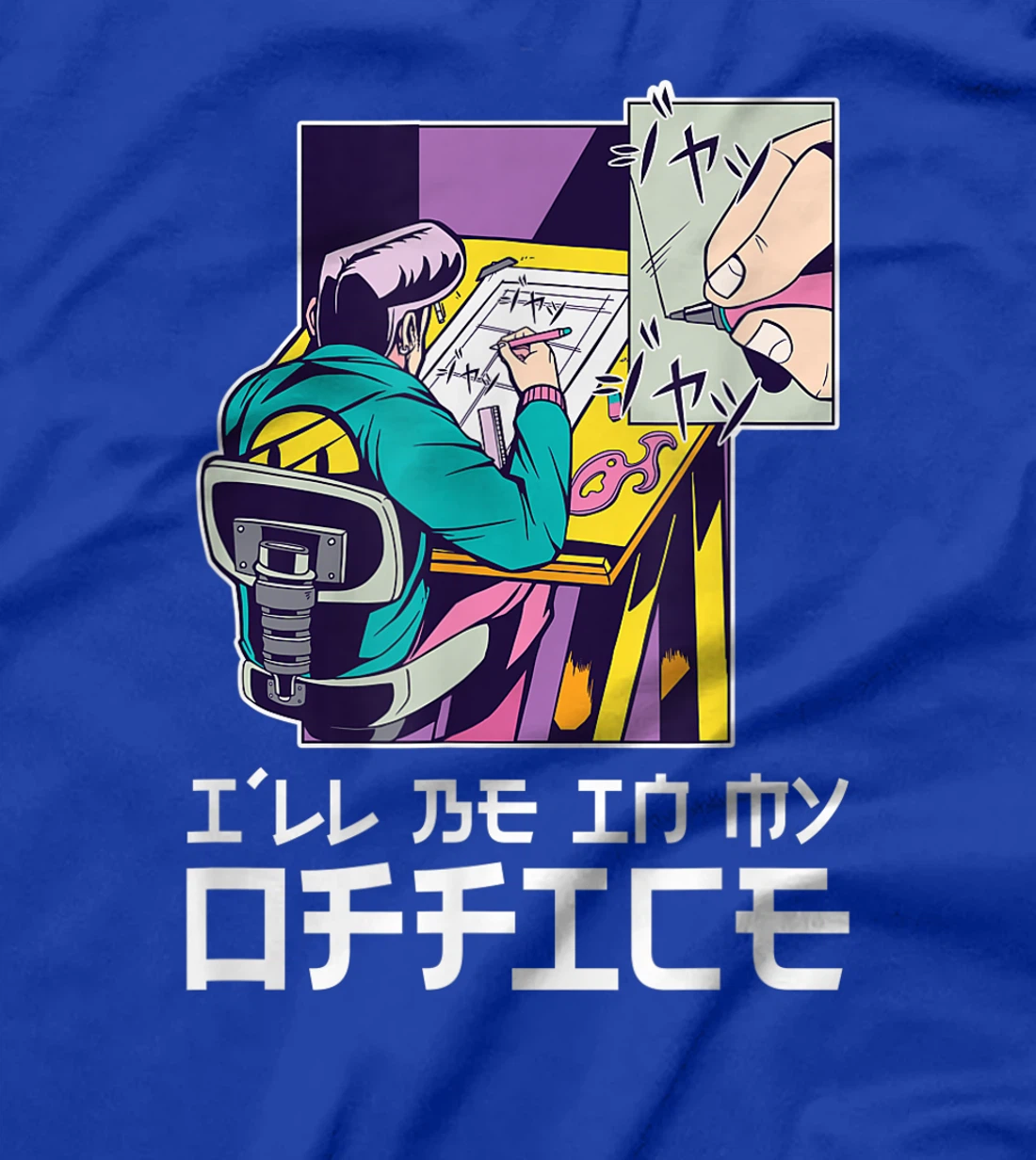 I'll be in my office aesthetic anime drawer T-Shirt, Kid T-Shirt and Women T-Shirt