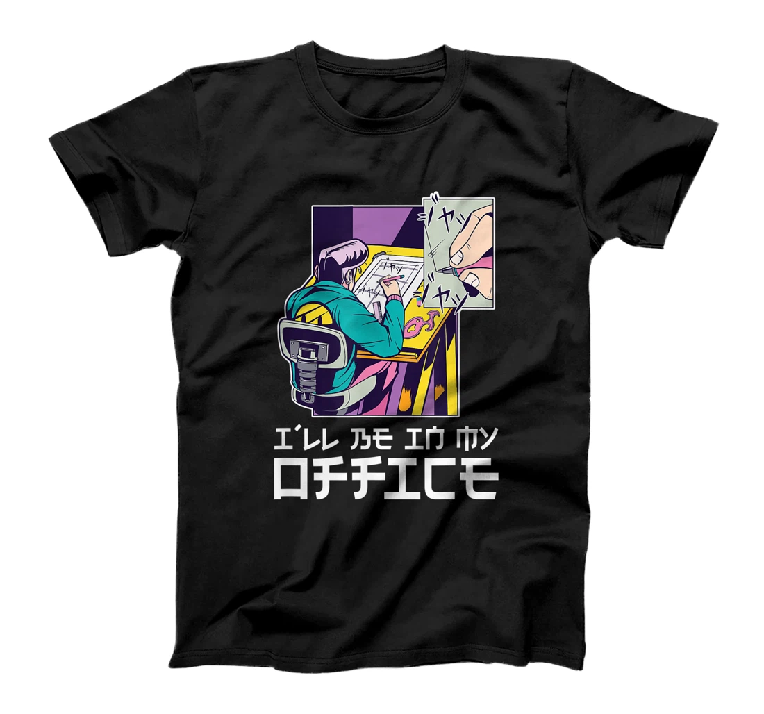 I'll be in my office aesthetic anime drawer T-Shirt, Kid T-Shirt and Women T-Shirt