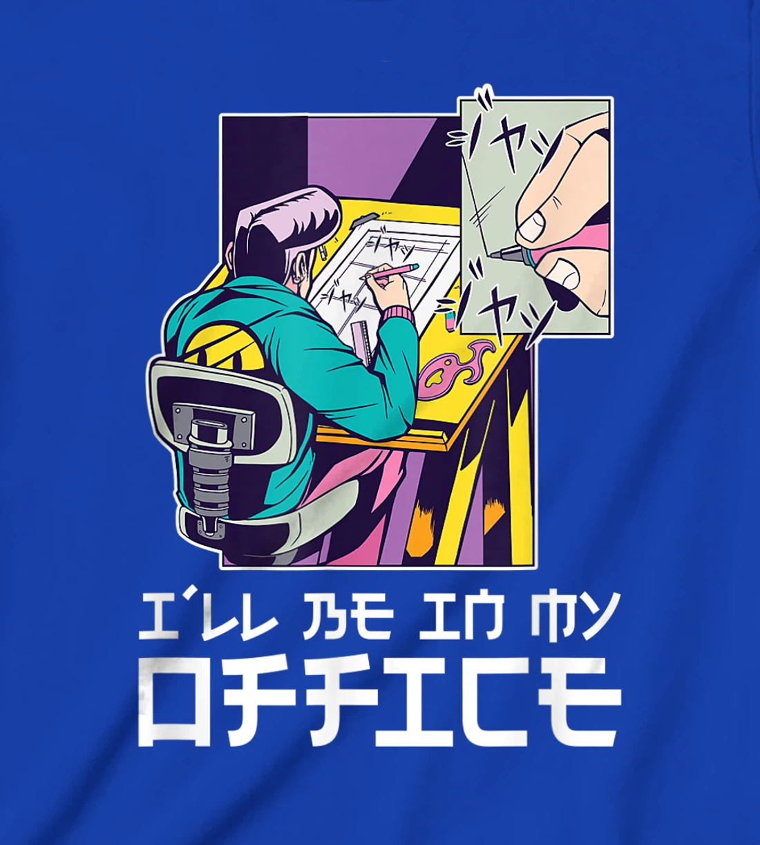 I'll be in my office aesthetic anime drawer T-Shirt, Kid T-Shirt and Women T-Shirt