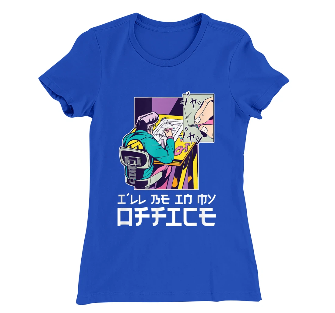 I'll be in my office aesthetic anime drawer T-Shirt, Kid T-Shirt and Women T-Shirt
