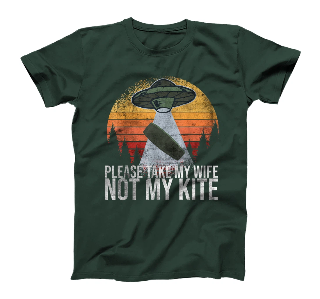 Kitesurf Kiteboarder Please Take My Wife Not My Kite T-Shirt
