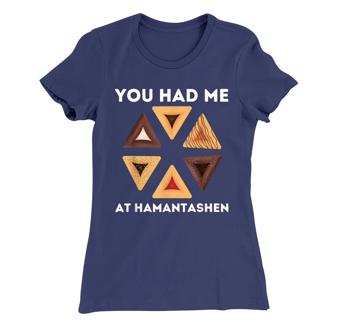 Happy Purim Party Costume Jewish You Had Me At Hamantashen T-Shirt, Women T-Shirt