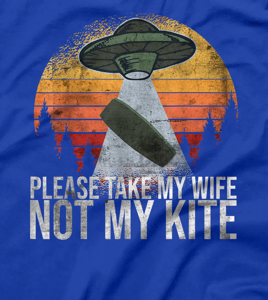 Kitesurf Kiteboarder Please Take My Wife Not My Kite T-Shirt